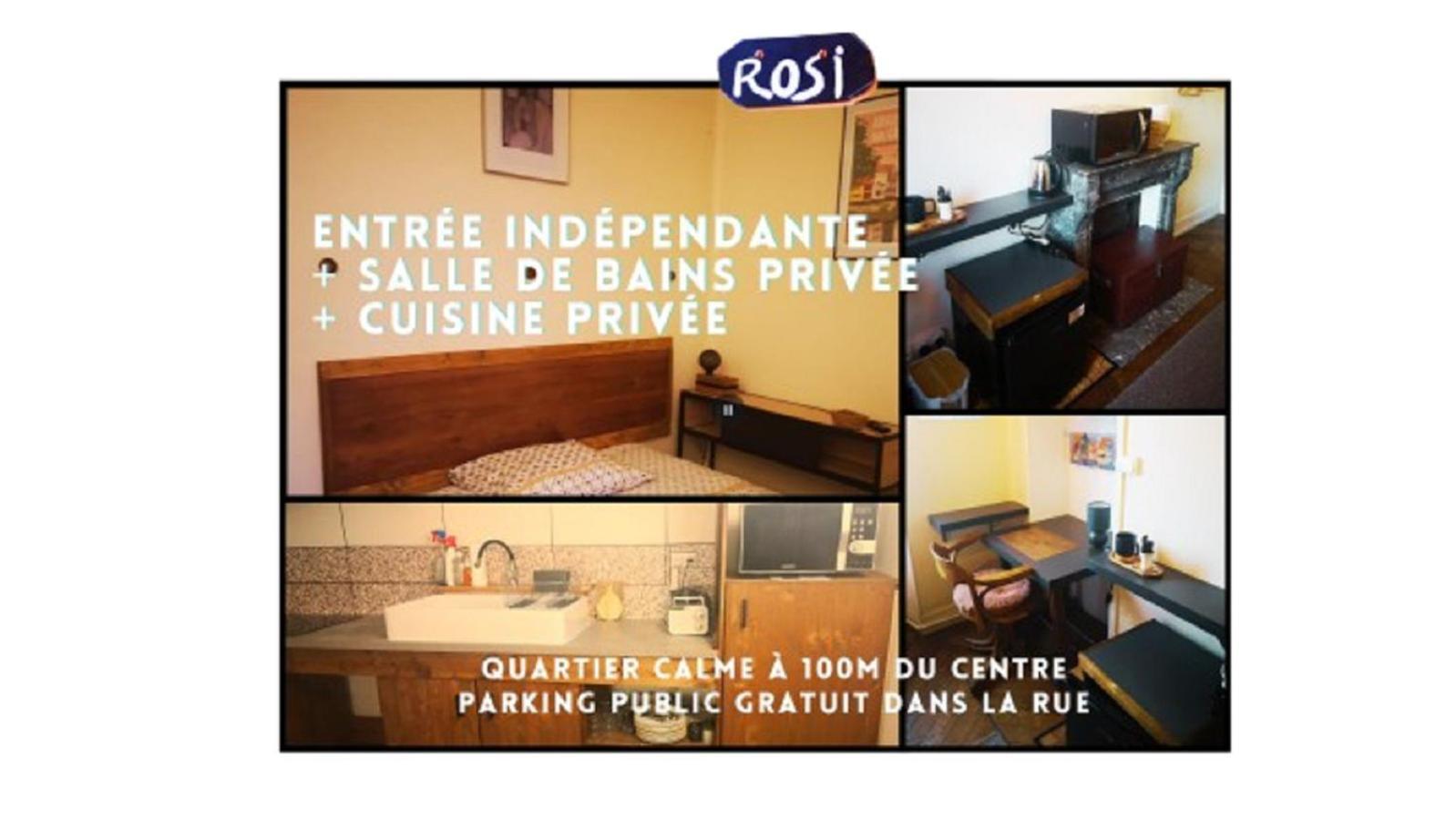 Chambres Avec Salle De Bains Et Cuisine En Centre Ville Argenton Sur Creuse Exterior foto